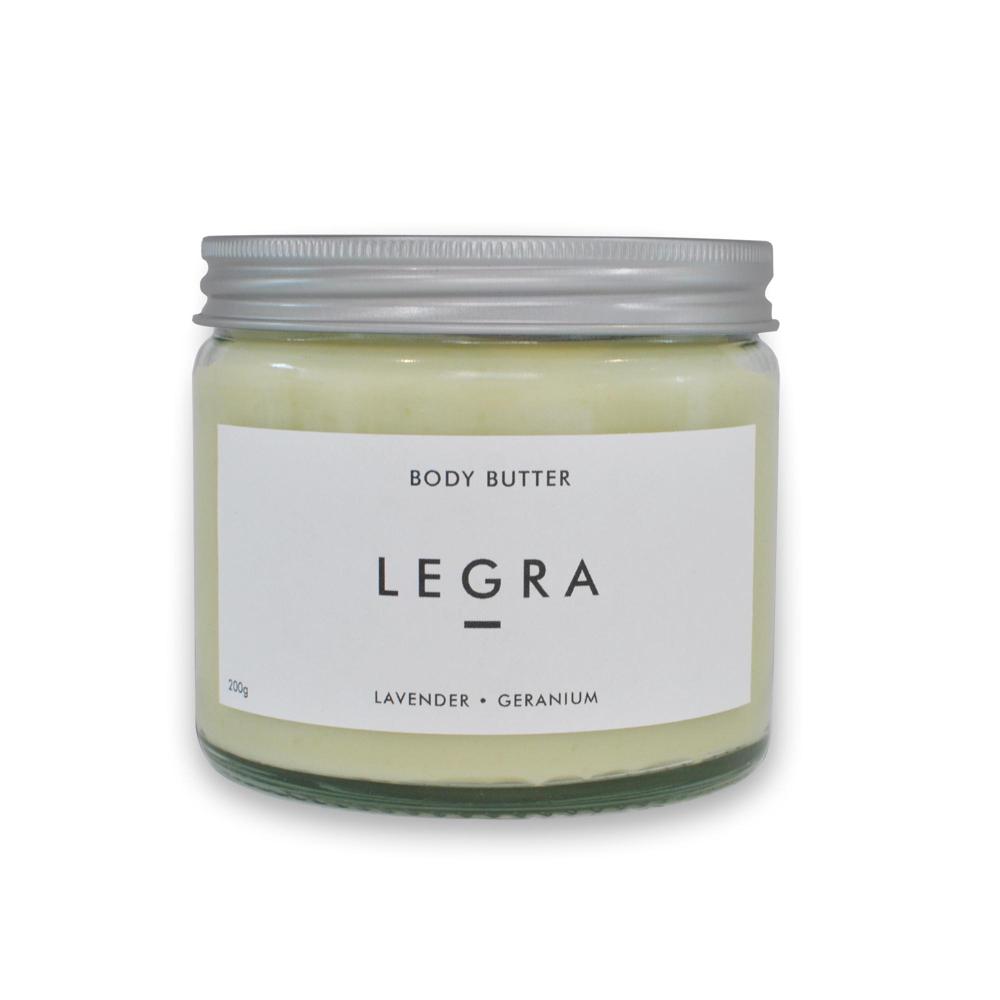 Body Butter with Lavender, Geranium & Patchouli (250ml)