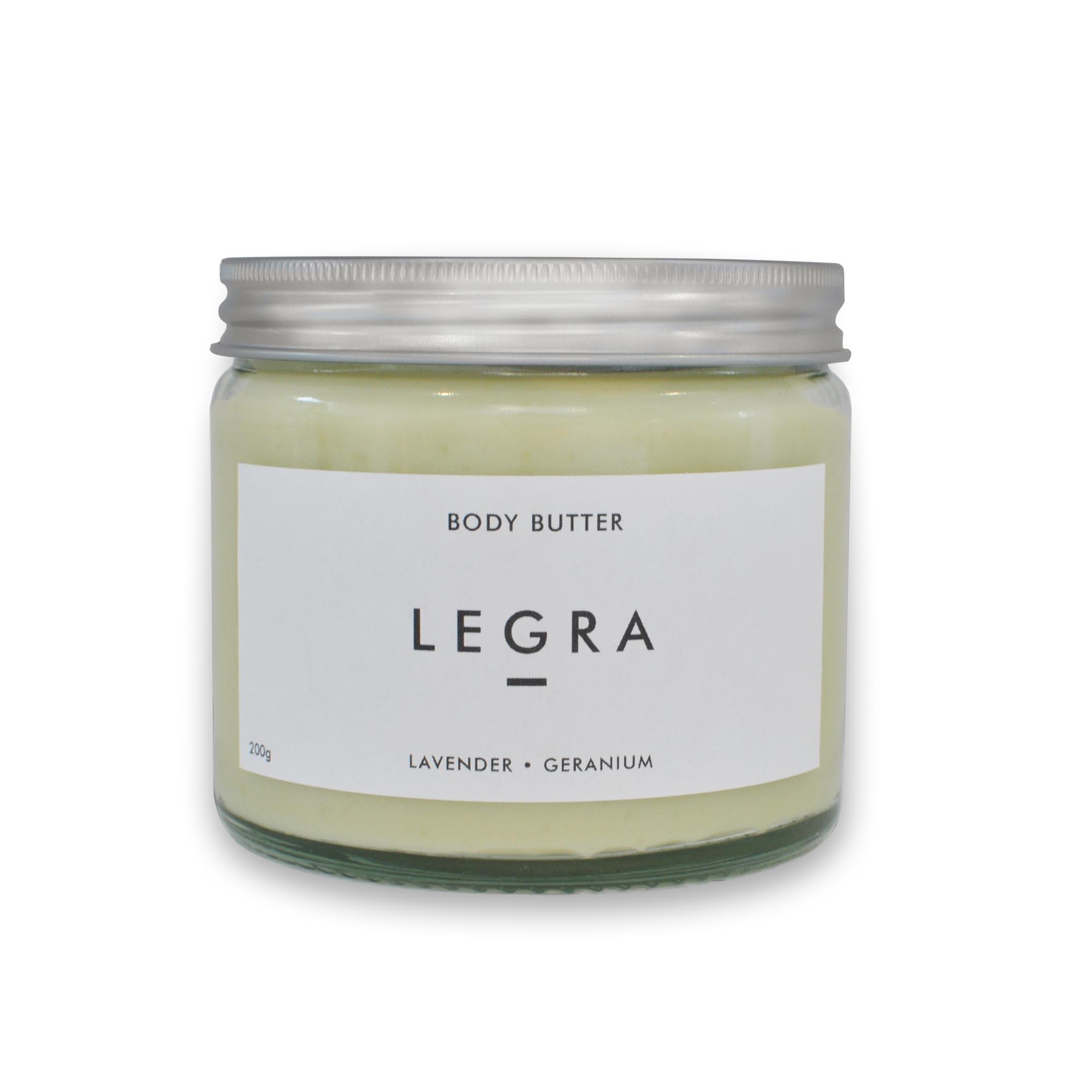 Body Butter with Lavender, Geranium & Patchouli (250ml)